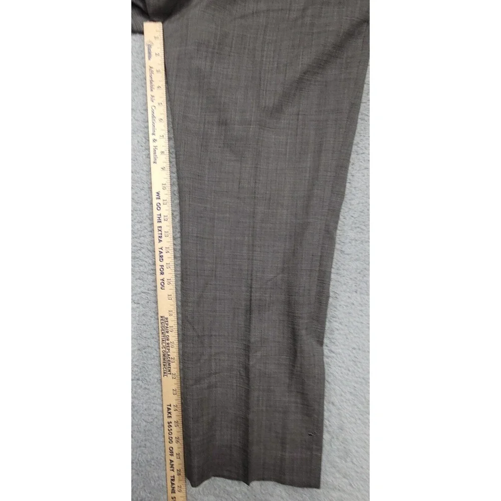Banana Republic Tailored‎ Slim Suit Pants Mens 36x30 Grey Wool Blend EUC